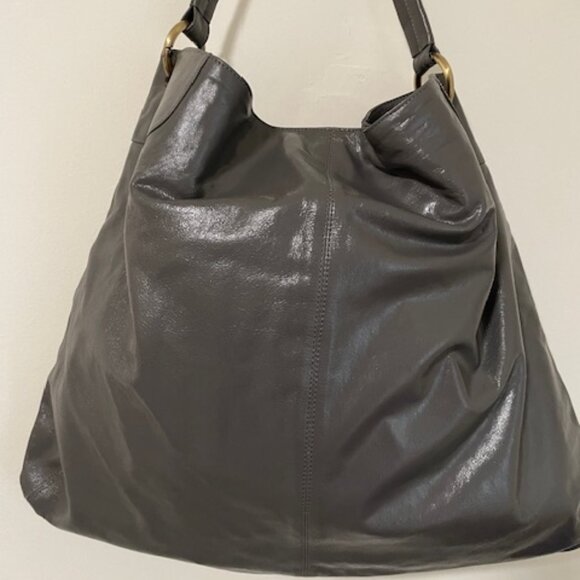 NEW Latico Leathers Gray Super Soft Leather Shoulder Bag! - Picture 7 of 11